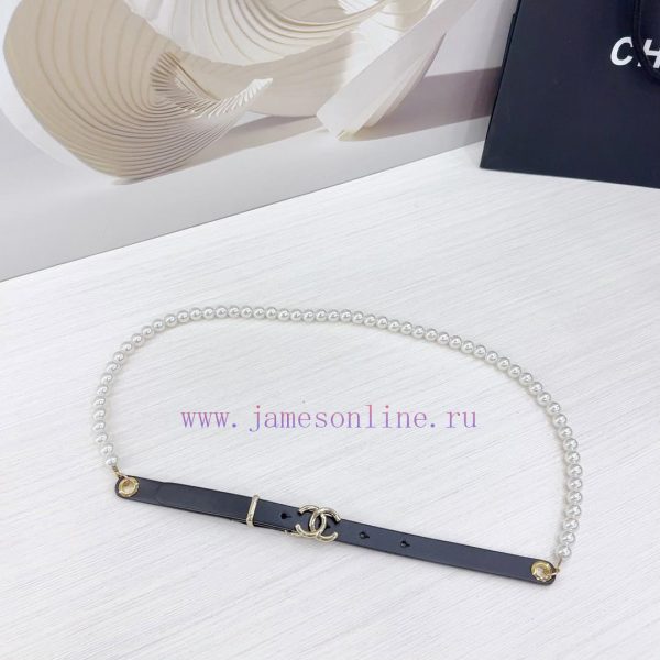Chanel 1.5cm chain style Chanel belt, double-sided top layer cowhide material, length. 758.8 whho6obd