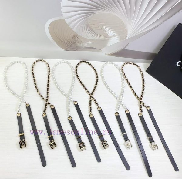 Chanel 1.5cm chain style Chanel belt, double-sided top layer cowhide material, length. 758.8 4q7ffkap