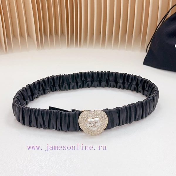 3.0cm Chanel official website new item, double-sided lambskin material, length 65.70.75.80.8 643wkk7o