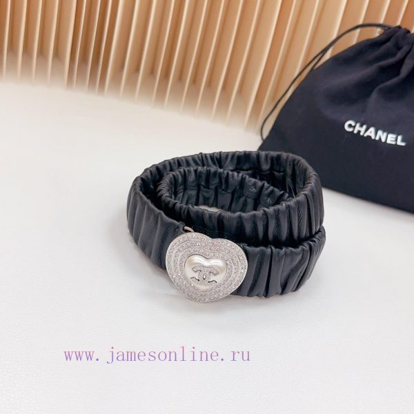 3.0cm Chanel official website new item, double-sided lambskin material, length 65.70.75.80.8 knbqvt4m - Image 3