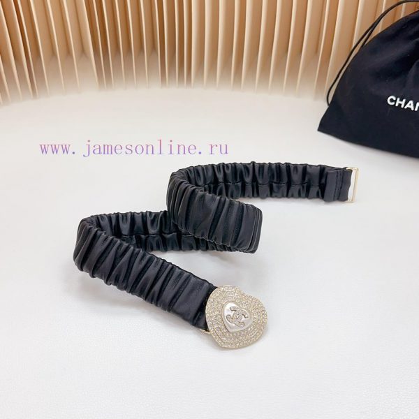3.0cm Chanel official website new item, double-sided lambskin material, length 65.70.75.80.8 643wkk7o - Image 8