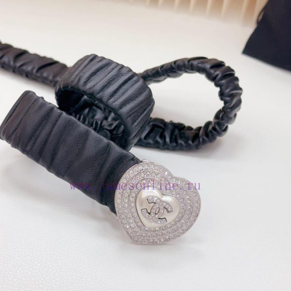 3.0cm Chanel official website new item, double-sided lambskin material, length 65.70.75.80.8 knbqvt4m - Image 9
