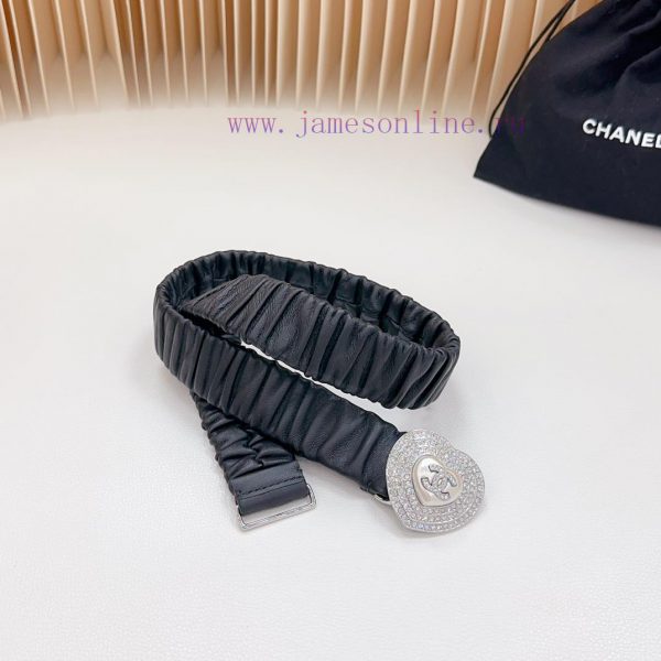 3.0cm Chanel official website new item, double-sided lambskin material, length 65.70.75.80.8 knbqvt4m - Image 15