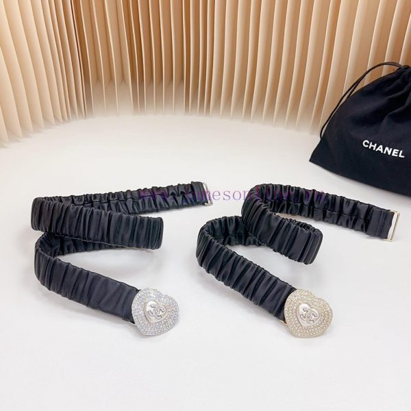 3.0cm Chanel official website new item, double-sided lambskin material, length 65.70.75.80.8 4xpy5md0 - Image 8