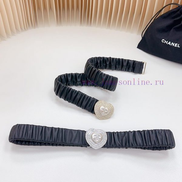 3.0cm Chanel official website new item, double-sided lambskin material, length 65.70.75.80.8 4xpy5md0 - Image 9