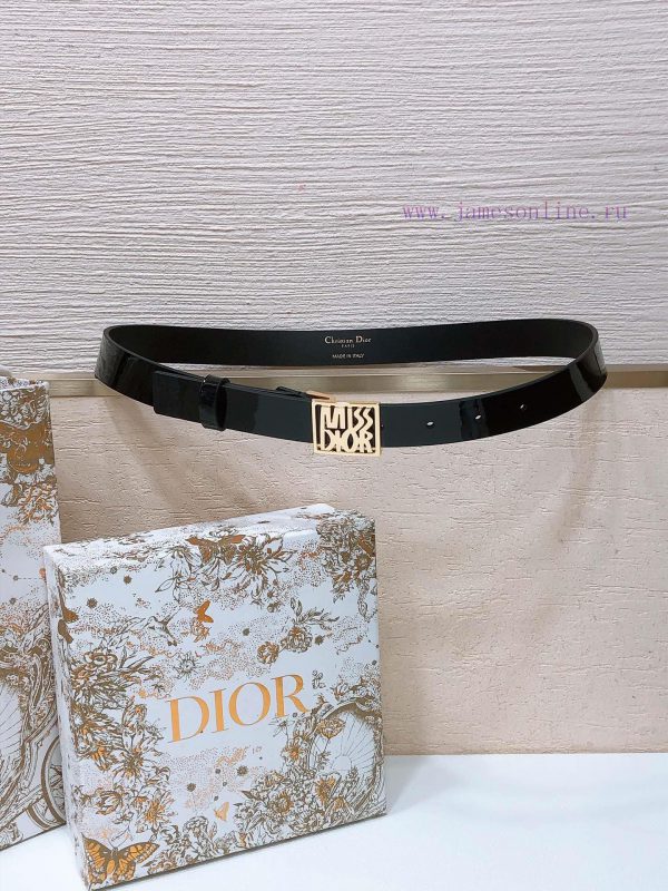 Dior Miss Dior Graffiti Pattern Belt25mm smooth cowhideGolden finish Miss Dior Grafiti patte nv7e0e72