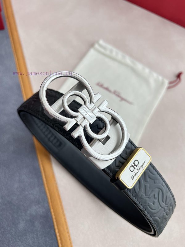 Ferrgamo.. Ferragamo Belt ️ Automatic BeltPure steel material automatic buckle, top layer co 12y4zw34 - Image 5