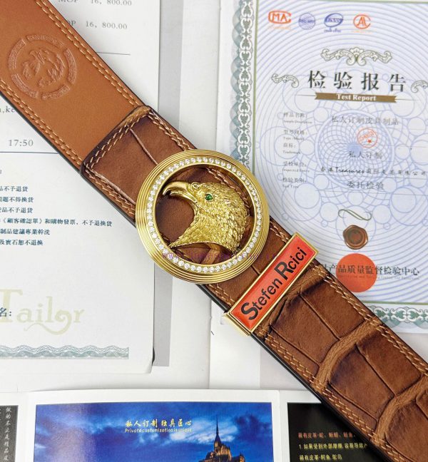 Belt Stefen Rcici Nitz set with diamondsBelt replica Private customized high-end supply vers oqicojvi - Image 10