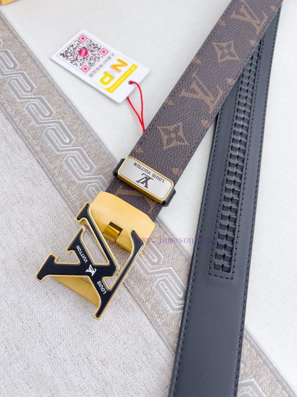 LV... Louis Vuitton Belt ️ Automatic BeltAutomatic buckle, made of pure steel material, with ssjfcn6m - Image 7