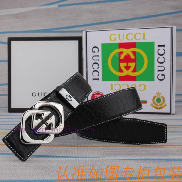 Belt and belt Gucci leather beltMen's belt material: 100% head layer cowhide belt, guarantee 37b3lrby