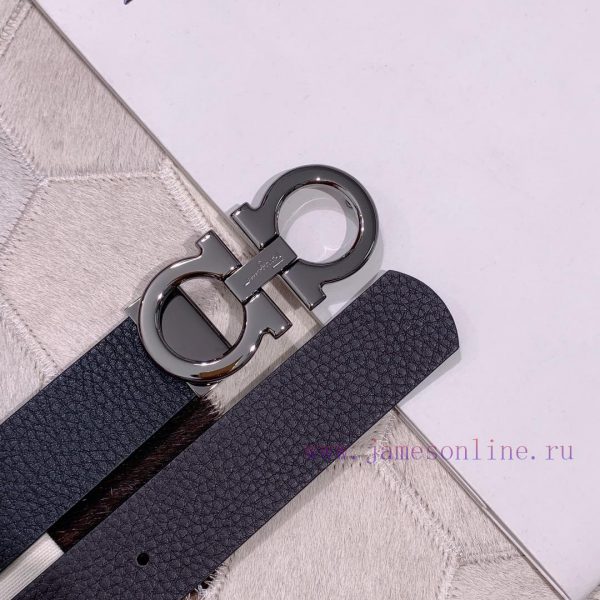Salvatore Ferragamo 3.5cm Haute Couture Men's Belt, Choose to Pair with Double Headed Leathe vgyrjca0 - Image 5