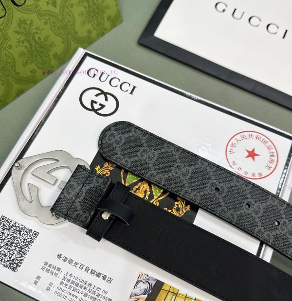 Belt Gucci Gucci ️ Diamond studdedBelt made of 100% head layer cowhide, guaranteed genuine l 7pxc19jd - Image 7