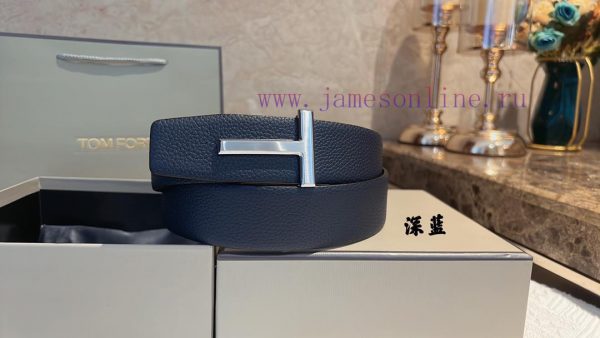 TOMFORD men's T-shaped buckle double-sided belt, a unique and exquisite lifestyle, not follo qjiwu301 - Image 13