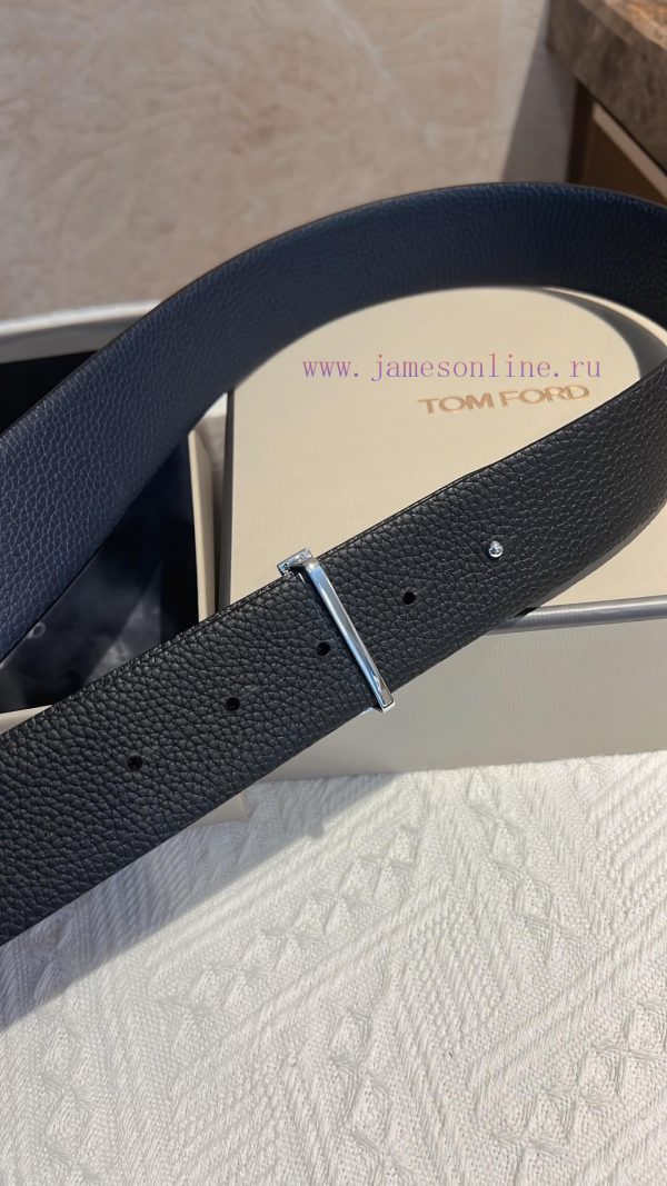 TOMFORD men's T-shaped buckle double-sided belt, a unique and exquisite lifestyle, not follo qjiwu301 - Image 16