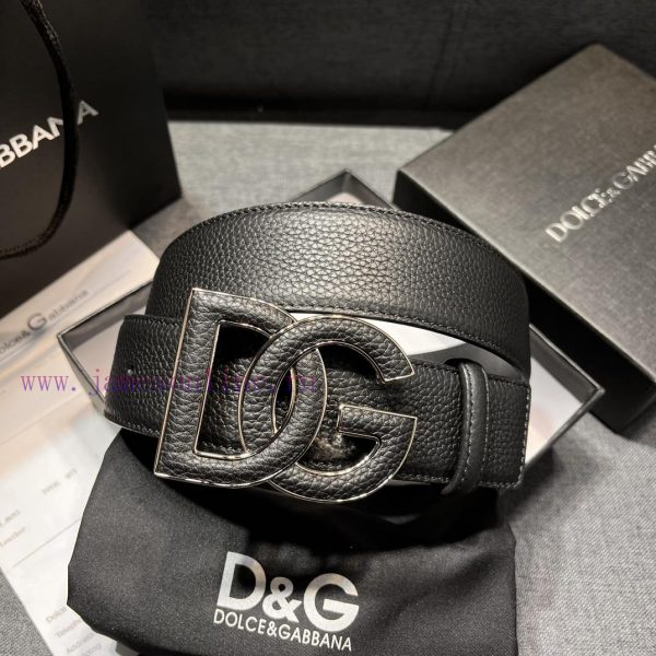 DG, width 4.0CM Dolce&Gabbana brand new lychee patterned waist belt, simple accessories, emb xj7zdwga - Image 9