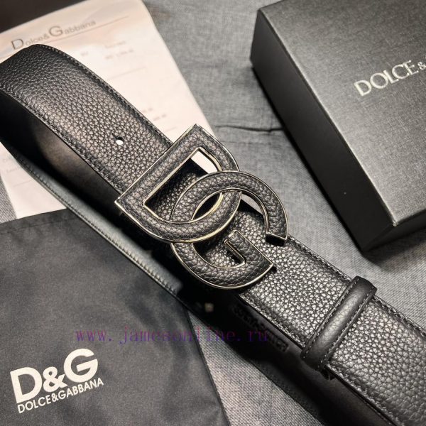 DG, width 4.0CM Dolce&Gabbana brand new lychee patterned waist belt, simple accessories, emb xj7zdwga - Image 14