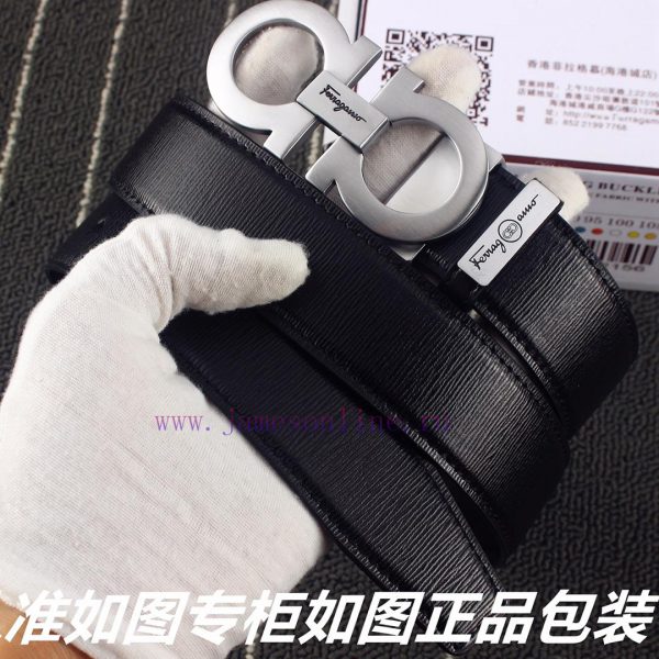Ferragami ️Comes with a punch as a giftThe material is made of 100% top layer cowhide, ensur 46wa720j - Image 3