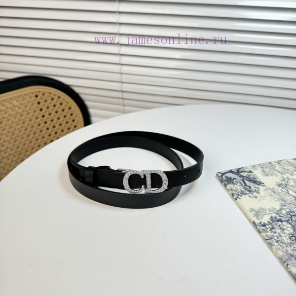 Dior 24 Early Spring New C D Buckle Brass Belt Buckle, Leather Belt Classic Forever 2.0cm</p t4an7qhl - Image 3