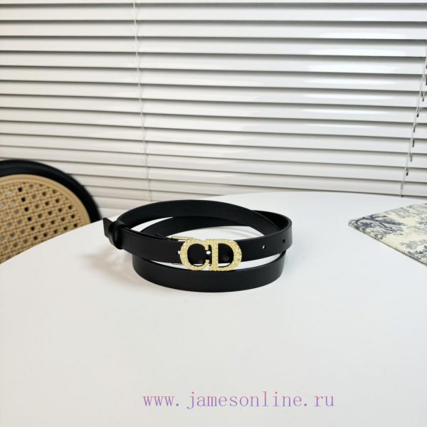 Dior 24 Early Spring New C D Buckle Brass Belt Buckle, Leather Belt Classic Forever 2.0cm</p xkg8yqnj - Image 4