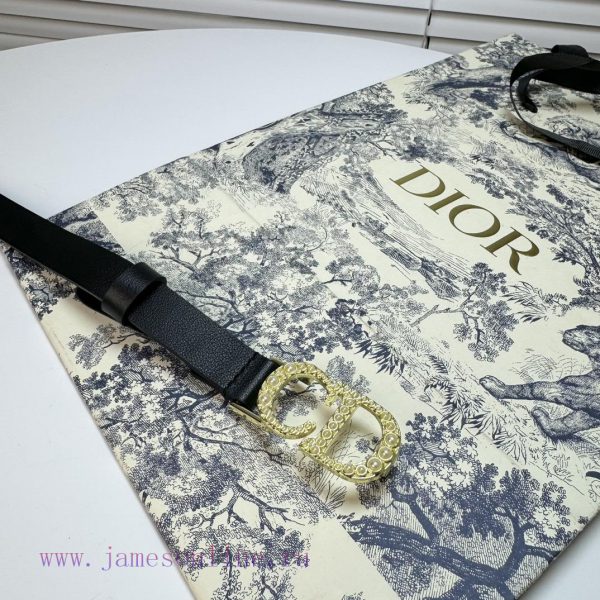 Dior 24 Early Spring New C D Buckle Brass Belt Buckle, Leather Belt Classic Forever 2.0cm</p xkg8yqnj - Image 7