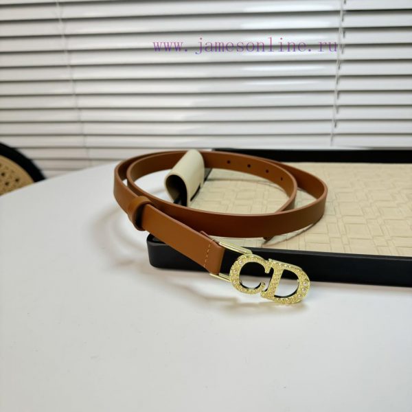 Dior 24 Early Spring New C D Buckle Brass Belt Buckle, Leather Belt Classic Forever 2.0cm</p 3socrw43