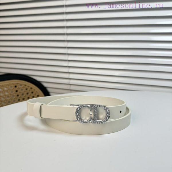 Dior 24 Early Spring New C D Buckle Brass Belt Buckle, Leather Belt Classic Forever 2.0cm</p 8ki5ipah - Image 3