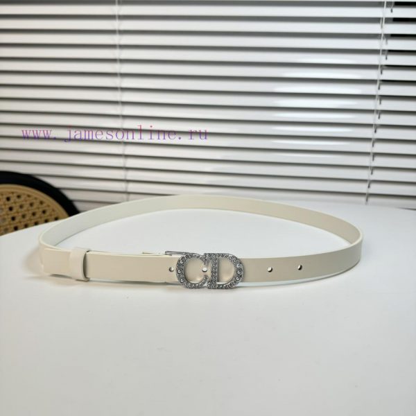 Dior 24 Early Spring New C D Buckle Brass Belt Buckle, Leather Belt Classic Forever 2.0cm</p 8ki5ipah - Image 4