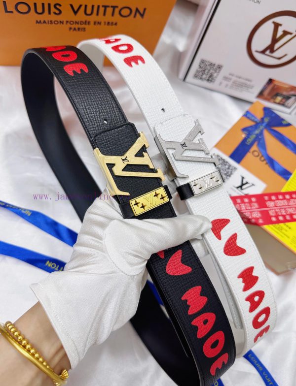 Belt LV Louis ReproductionThe waistband is made of 100% head layer cowhide, ensuring genuine u3jabmgq