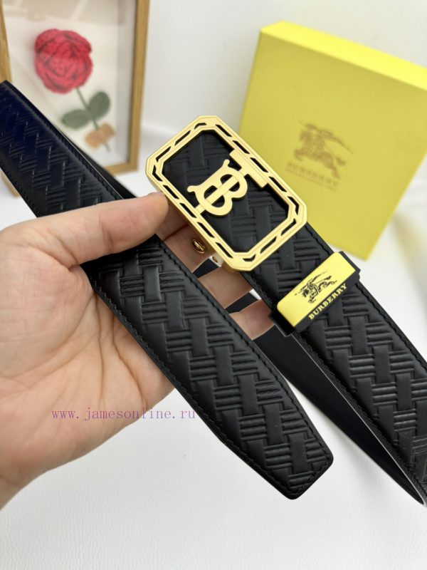 Burberry automatic beltMaterial: Leather Belt with 100% Head Layer. The leather belt is guar xzcmafq1 - Image 4