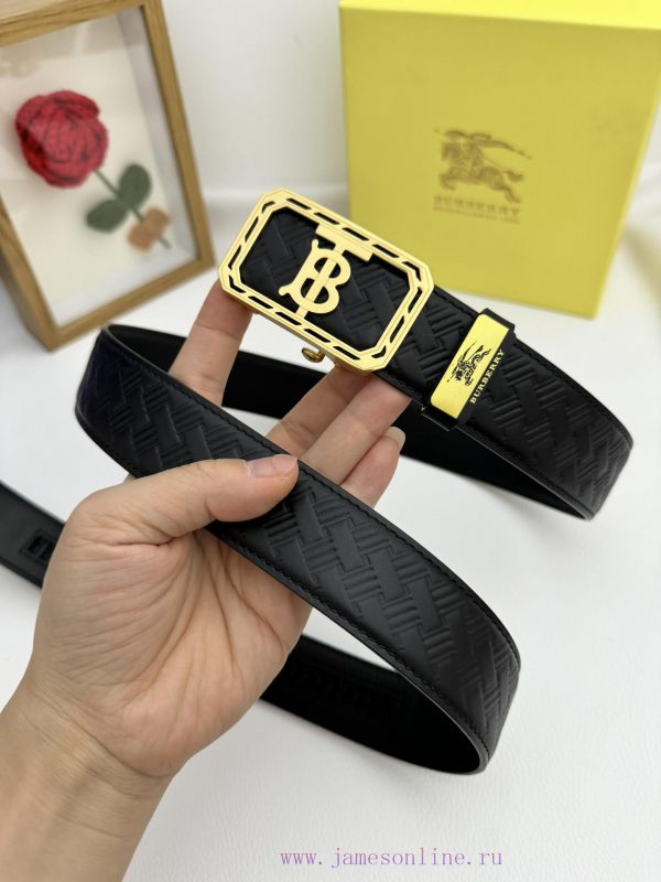 Burberry automatic beltMaterial: Leather Belt with 100% Head Layer. The leather belt is guar xzcmafq1 - Image 5