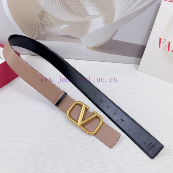 4.0cm Valentino waist belt, double-sided top layer cowhide material, length. 758.80.85.90.95 n0cyurpc - Image 6