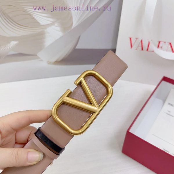 4.0cm Valentino waist belt, double-sided top layer cowhide material, length. 758.80.85.90.95 n0cyurpc - Image 8