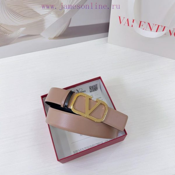 4.0cm Valentino waist belt, double-sided top layer cowhide material, length. 758.80.85.90.95 ixez8f3c - Image 5