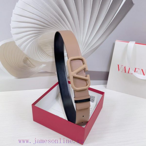 4.0cm Valentino waist belt, double-sided top layer cowhide material, length. 758.80.85.90.95 hi8lz0mh - Image 4