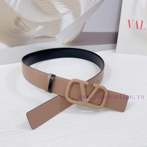 4.0cm Valentino waist belt, double-sided top layer cowhide material, length. 758.80.85.90.95 hi8lz0mh - Image 5
