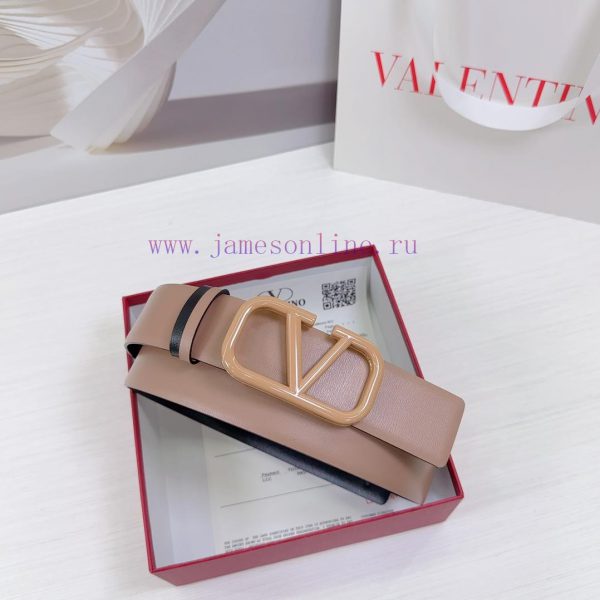 4.0cm Valentino waist belt, double-sided top layer cowhide material, length. 758.80.85.90.95 7lv4hgkp - Image 5