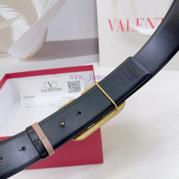 4.0cm Valentino waist belt, double-sided top layer cowhide material, length. 758.80.85.90.95 hi8lz0mh - Image 9