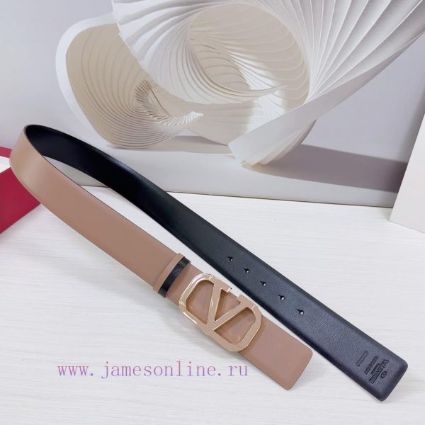 4.0cm Valentino waist belt, double-sided top layer cowhide material, length. 758.80.85.90.95 zf596qhi - Image 7
