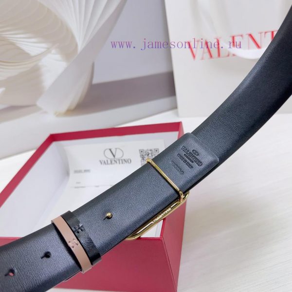 4.0cm Valentino waist belt, double-sided top layer cowhide material, length. 758.80.85.90.95 zf596qhi - Image 10