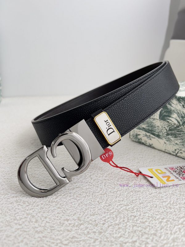 Dior Dior. Belt and beltBuckle, original classic buckle, photographed in real life, top laye vu3fp8kv