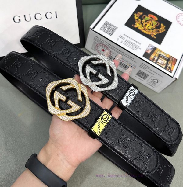 Belt Gucci Gucci ️ Diamond studdedBelt made of 100% head layer cowhide, guaranteed genuine l b5aqkctc