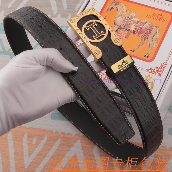 Belt, belt, Aimaishi cowhide beltMen's belt material: 100% head layer cowhide belt, guarante 2l7wlnta - Image 7