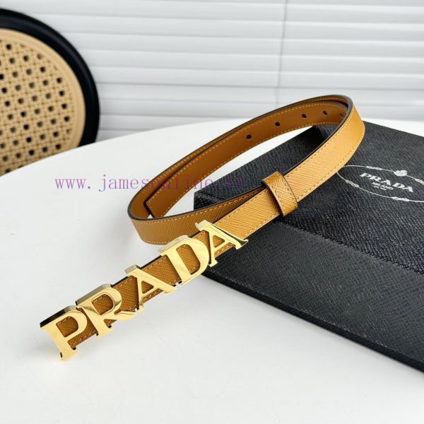 🧡 PRADA's magnificent leather belt exudes a simple yet exquisite elegance. The classic let hgh3ivow - Image 7