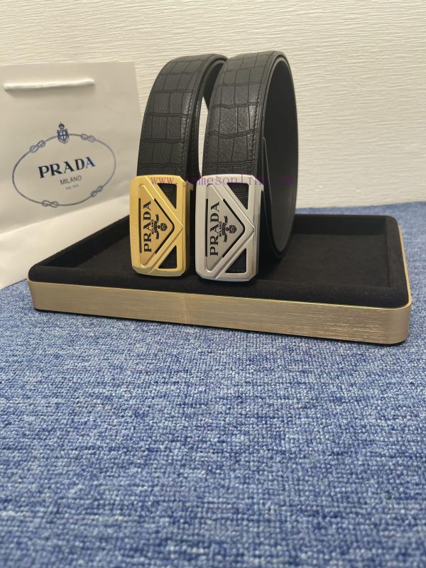 PradaThe description is made of high-quality genuine leather, with a thick touch and adorned 53dt64fx - Image 7