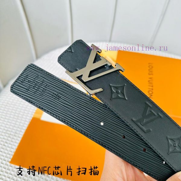 .  Width 40mm 𝕃𝕠𝕦𝕚𝕤𝕧𝕦𝕚𝕥𝕥𝕠𝕟 Imported EP water ripple contrast original calf leather bottom em 4frolil1 - Image 6