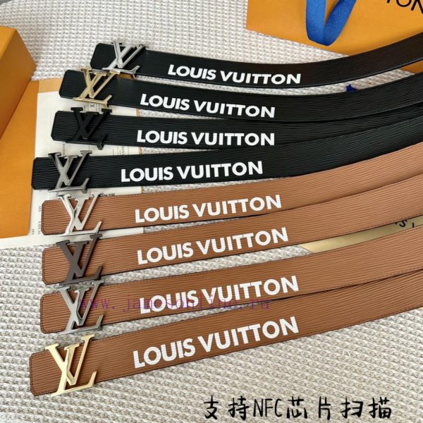 .  Width 40mm 𝕃𝕠𝕦𝕚𝕤𝕧𝕦𝕚𝕥𝕥𝕠𝕟 Imported EP water ripple contrast original calf leather bottom em h6ea1jhw - Image 9
