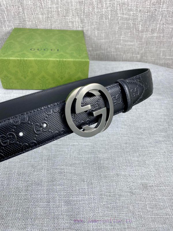 Width of 4.0cm, paired with the original belt and steel buckle waistband, crafted from Gucci t5p1gi77 - Image 6