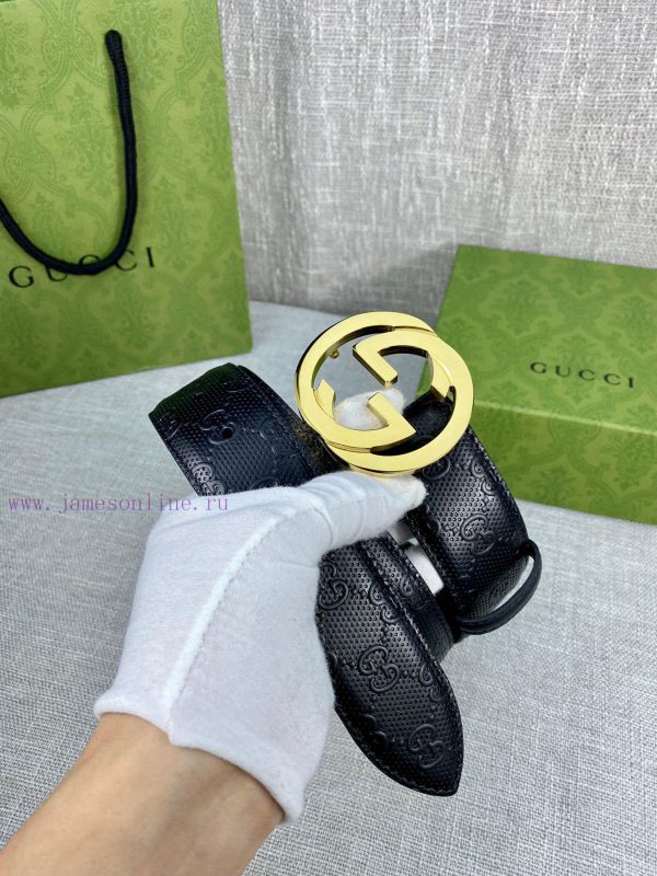 Width of 4.0cm, paired with the original belt and steel buckle waistband, crafted from Gucci t5p1gi77 - Image 8