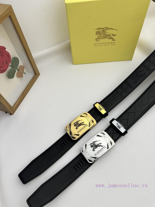 Burberry automatic beltMaterial: Leather Belt with 100% Head Layer. The leather belt is guar 70kbup00 - Image 10