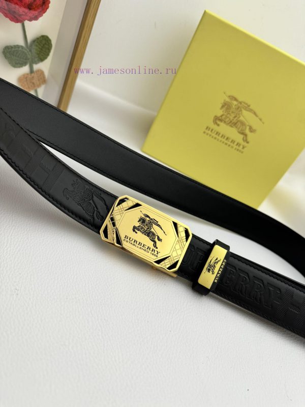Burberry automatic beltMaterial: Leather Belt with 100% Head Layer. The leather belt is guar 3i0sgc8x - Image 8